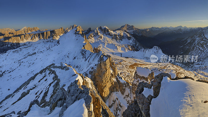 Giau pass (Dolomites -意大利)